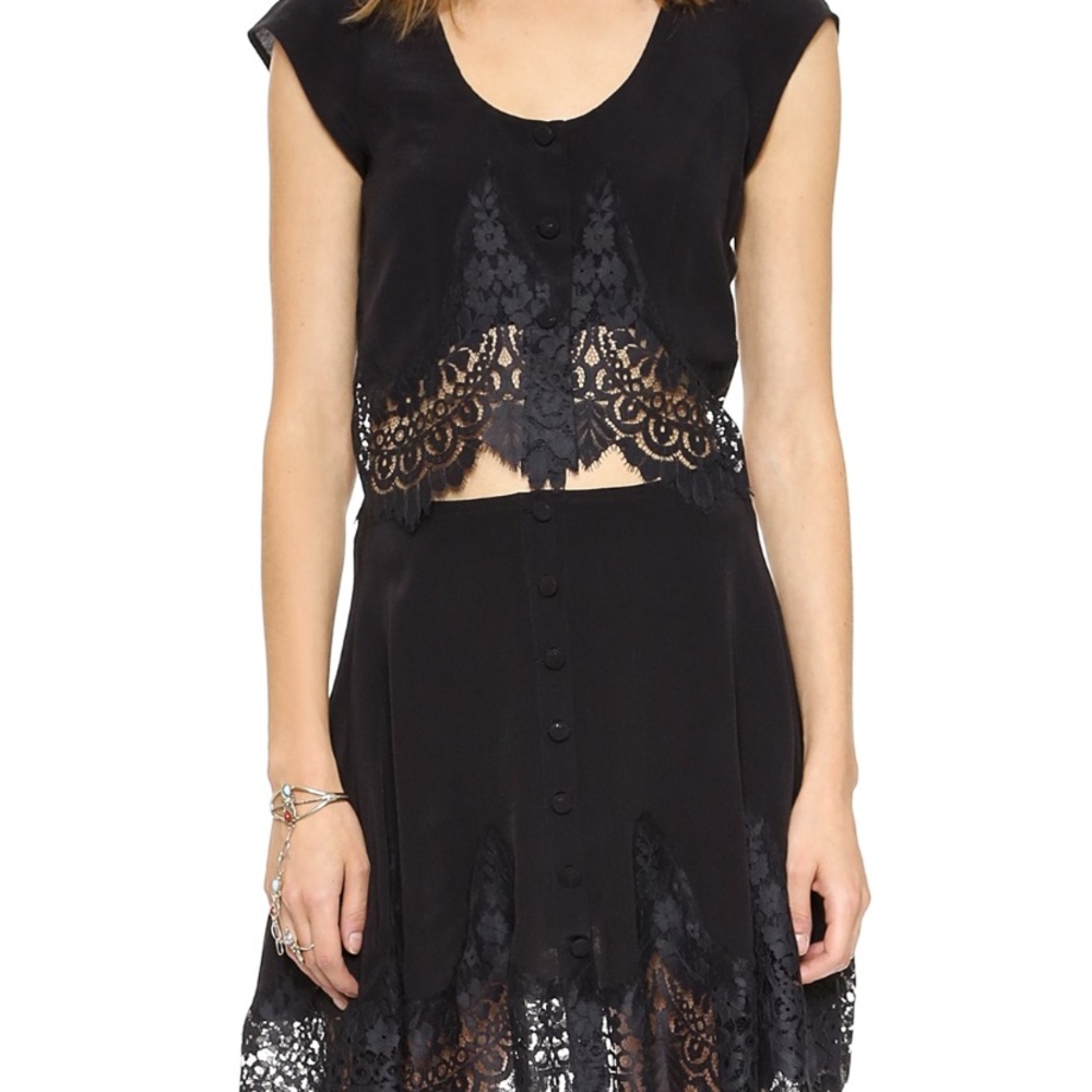 For Love and Lemons skirt and top set